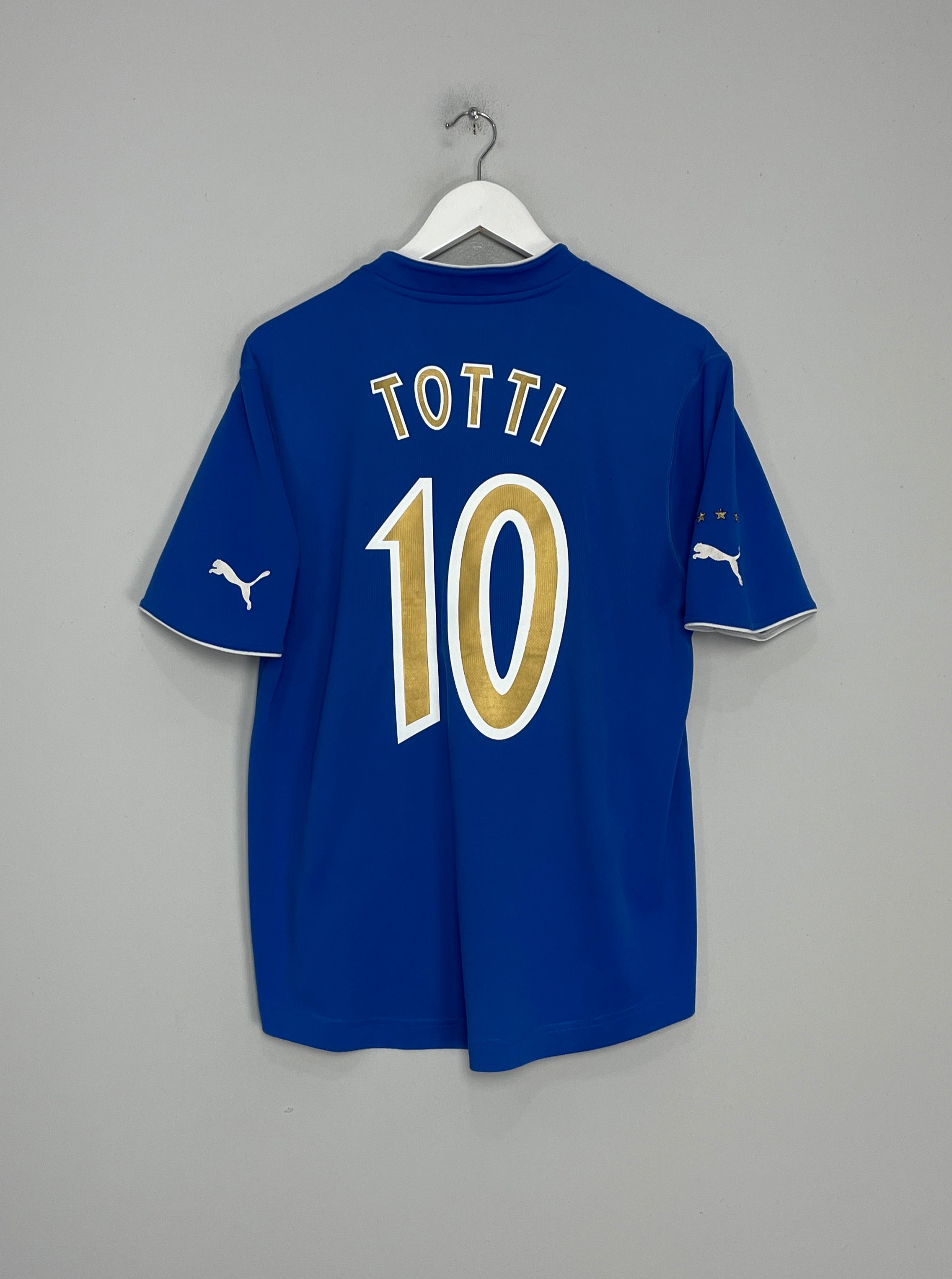 2003/04 ITALY TOTTI #10 HOME SHIRT (M) PUMA