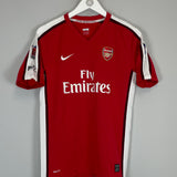 2008/10 ARSENAL #11 *MATCH WORN MILK CUP* HOME SHIRT (XL.KIDS) NIKE