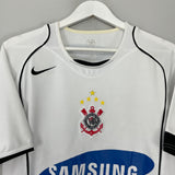 2005/06 CORINTHIANS CARLITOS #10 HOME SHIRT (M) NIKE