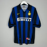 1998/99 INTER MILAN RONALDO #9 HOME SHIRT (L) NIKE