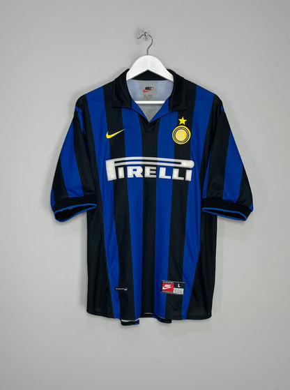 1998/99 INTER MILAN RONALDO #9 HOME SHIRT (L) NIKE