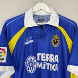 1999/01 VILLARREAL MEDINA #5 *PLAYER ISSUE* AWAY SHIRT (XL) KELME