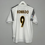 2003/04 REAL MADRID RONALDO #9 HOME SHIRT (L) ADIDAS