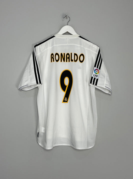 2003/04 REAL MADRID RONALDO #9 HOME SHIRT (L) ADIDAS