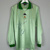 1999/00 REAL BETIS #20 *PLAYER ISSUED + SIGNED* AWAY SHIRT (XL) KAPPA