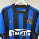 2003/04 INTER MILAN RECOBA #20 HOME SHIRT (M) NIKE