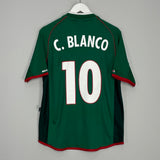 2001/02 MEXICO C.BLANCO #10 HOME SHIRT (M) ATLETICA