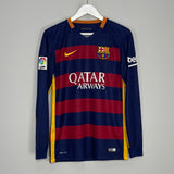 2015/16 BARCELONA MESSI #10 L/S HOME SHIRT (S) NIKE