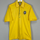 2000/01 BRAZIL POLO SHIRT (S) NIKE