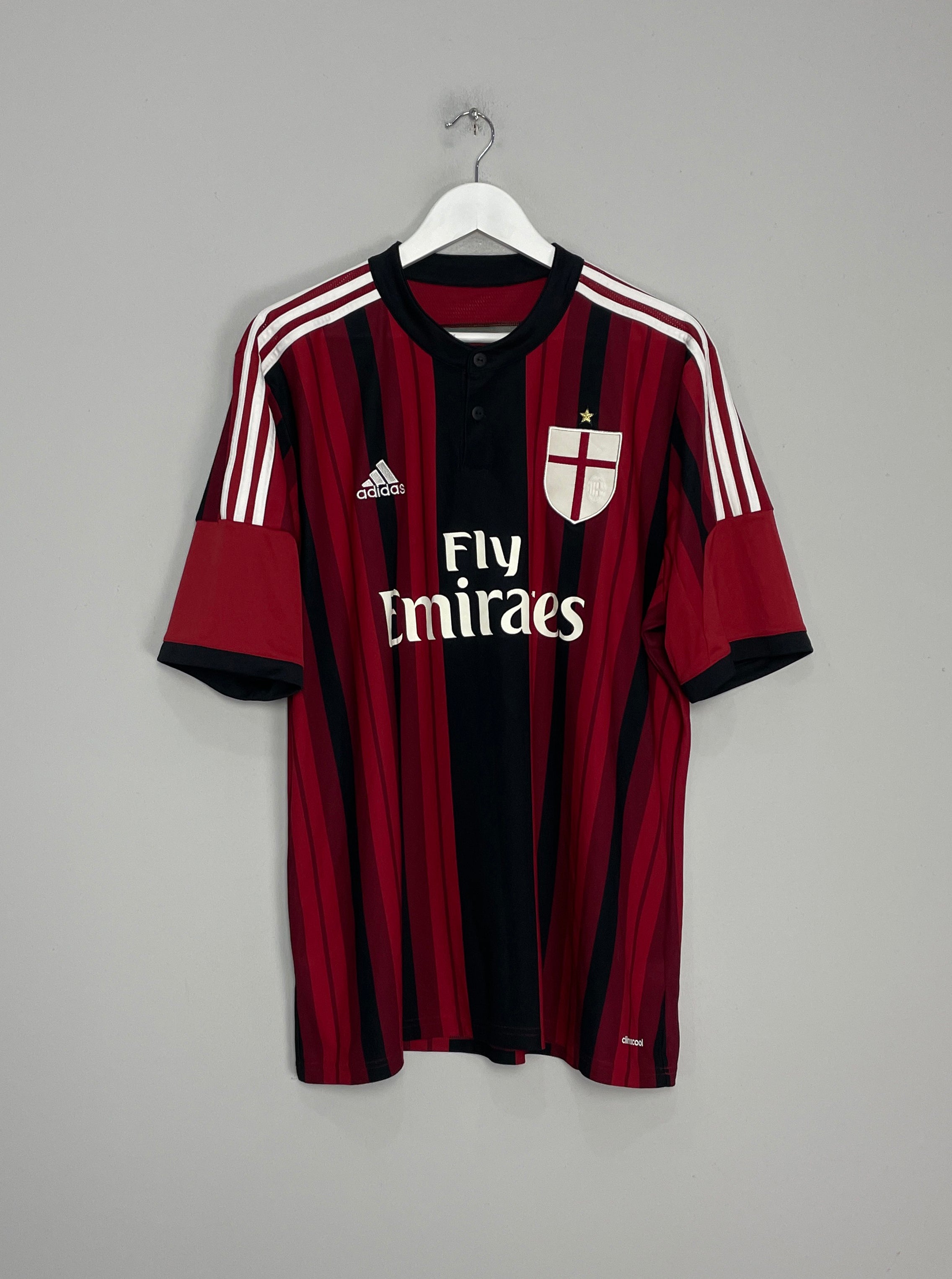 2014/15 AC MILAN HOME SHIRT (XL) ADIDAS