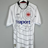 2011/12 EINTRACHT FRANKFURT *SQUAD SIGNED* AWAY SHIRT (M) JAKO