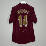 2005/06 ARSENAL HENRY #14 HOME SHIRT (M) NIKE