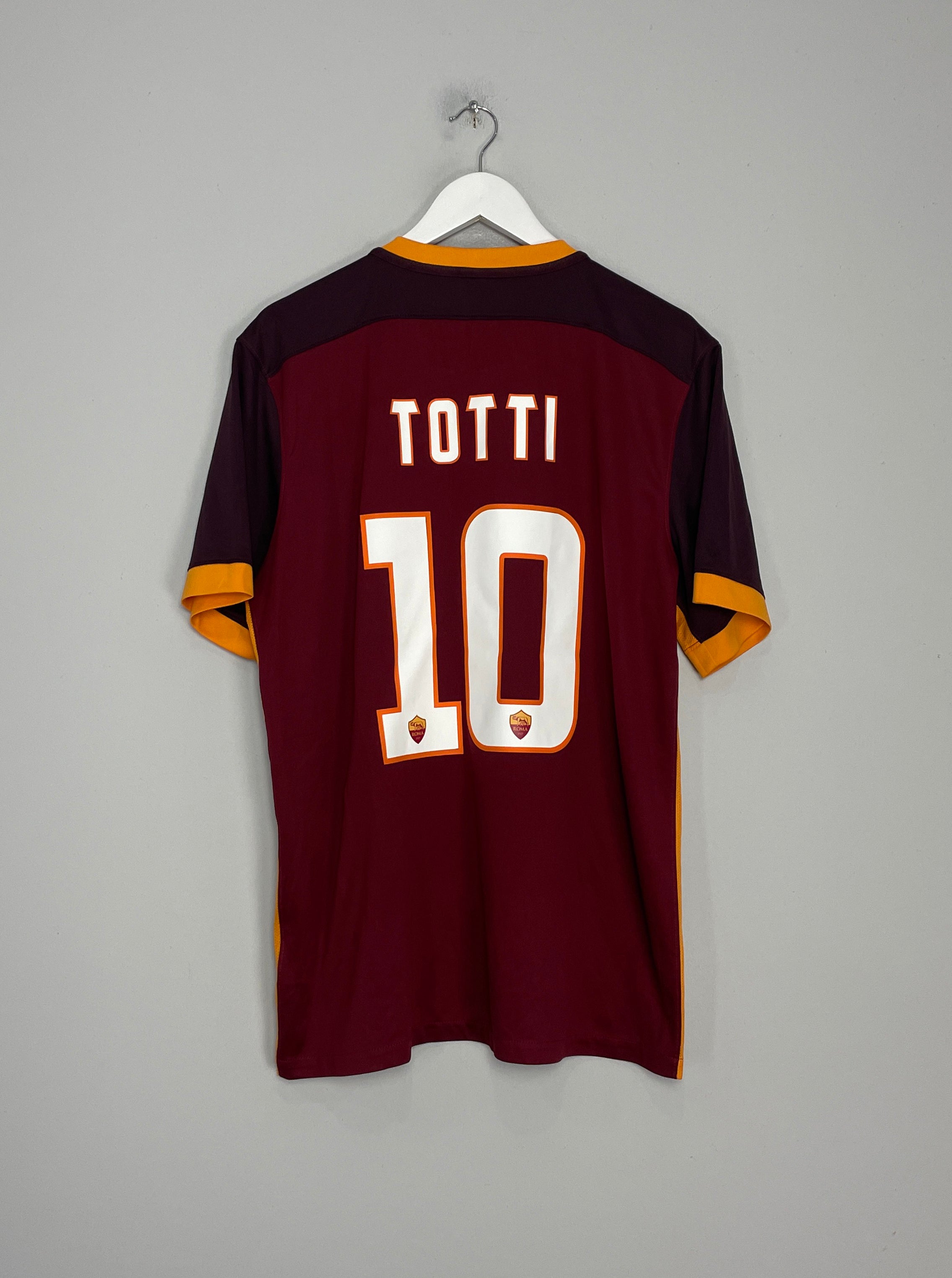 2015/16 ROMA TOTTI #10 HOME SHIRT (XL) NIKE