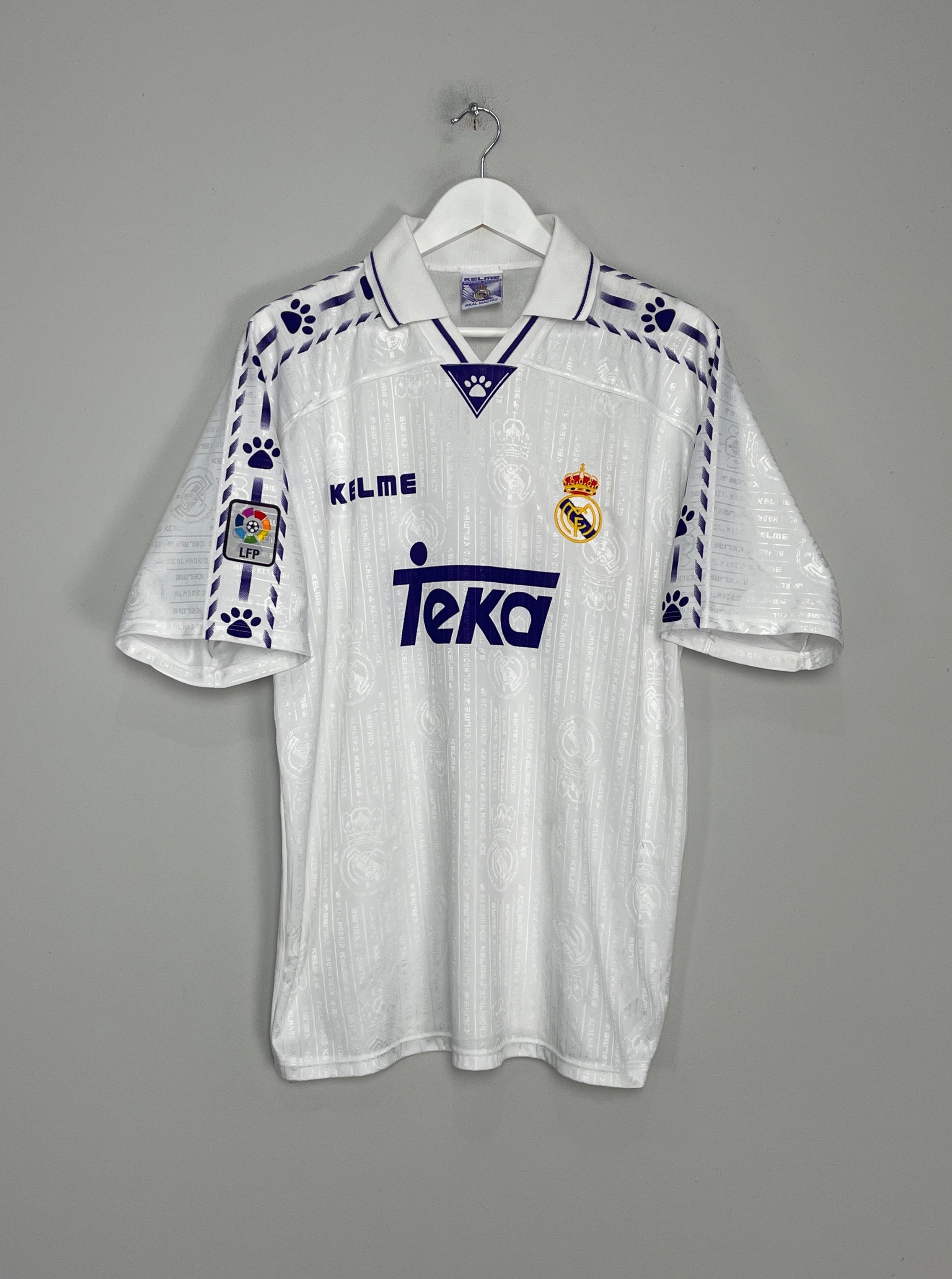 1996/97 REAL MADRID HOME SHIRT (M) KELME