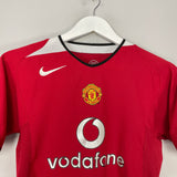 2004/06 MANCHESTER UNITED HOME SHIRT (L.KIDS) NIKE