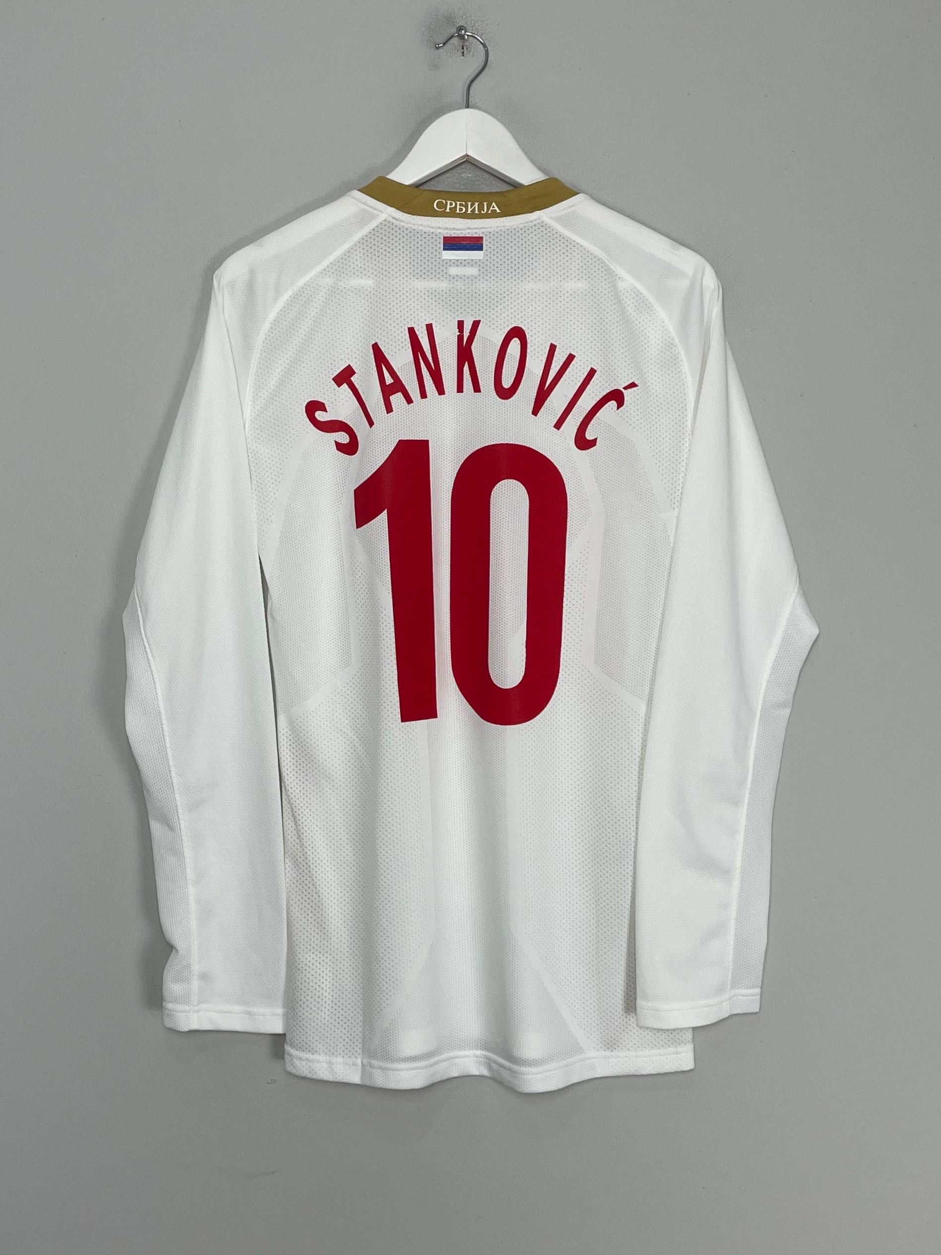 2009/10 SERBIA STANKOVIC #10 *PLAYER ISSUE* L/S AWAY SHIRT (L) NIKE