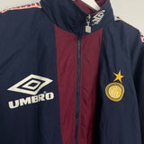 1997/98 INTER MILAN TRAINING JACKET (M) UMBRO