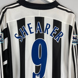 2003/05 NEWCASTLE UNITED SHEARER #9 L/S HOME SHIRT (XXL) ADIDAS