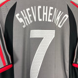 2003/04 AC MILAN SHEVCHENKO #7 THIRD SHIRT (L) ADIDAS