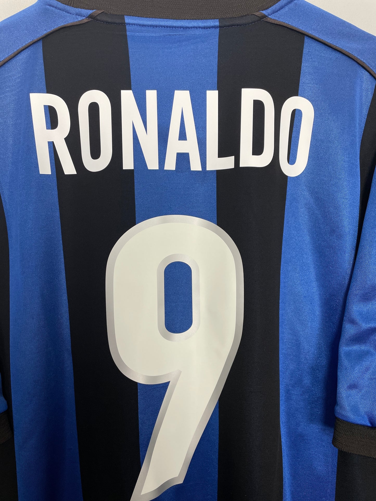 1999/00 INTER MILAN RONALDO #9 HOME SHIRT (XL) NIKE