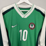 1998/00 NIGERIA OKOCHA #10 HOME SHIRT (L) NIKE