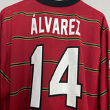 1997 DALLAS BURN ALVAREZ #14 L/S HOME SHIRT (XL) NIKE