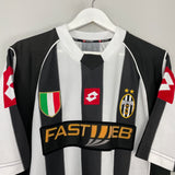 2002/03 JUVENTUS NEDVED #11 HOME SHIRT (L) LOTTO