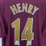 2005/06 ARSENAL HENRY #14 HOME SHIRT (M) NIKE