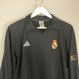 2001/02 REAL MADRID ZIDANE #5 *CENTENARY* L/S AWAY SHIRT (L) ADIDAS