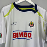 2007/08 CHIVAS GUADALAJARA CHICHARITO #25 AWAY SHIRT (L) REEBOK