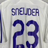 2007/08 REAL MADRID SNEIJDER #23 HOME SHIRT (XL) ADIDAS