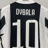 2017/18 JUVENTUS DYBALA #10 *AUTHENTIC* HOME SHIRT (L) ADIDAS