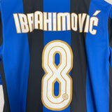 2008/09 INTER MILAN IBRAHIMOVIC #8 HOME SHIRT (M) NIKE