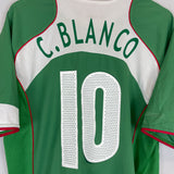 2004/06 MEXICO C.BLANCO #10 HOME SHIRT (XL) NIKE