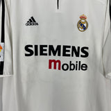 2004/05 REAL MADRID RONALDO #9 HOME SHIRT (XL) ADIDAS