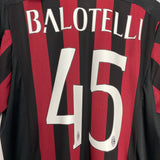 2015/16 AC MILAN BALOTELLI #45 *BNWT* HOME SHIRT (XL) ADIDAS