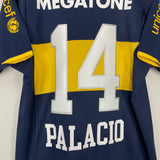 2007/08 BOCA JUNIORS PALACIO #14 HOME SHIRT (M) NIKE