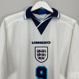 1995/97 ENGLAND SHEARER #9 HOME SHIRT (XXL) UMBRO