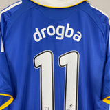 2008/09 CHELSEA DROGBA #11 HOME SHIRT (XL) ADIDAS