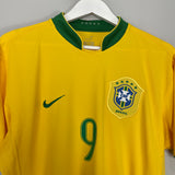 2006/08 BRAZIL RONALDO #9 HOME SHIRT (L) NIKE