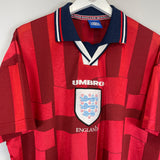 1997/99 ENGLAND AWAY SHIRT (L) UMBRO