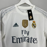 2015/16 REAL MADRID RONALDO #7 *BNWT* L/S HOME SHIRT (L) ADIDAS