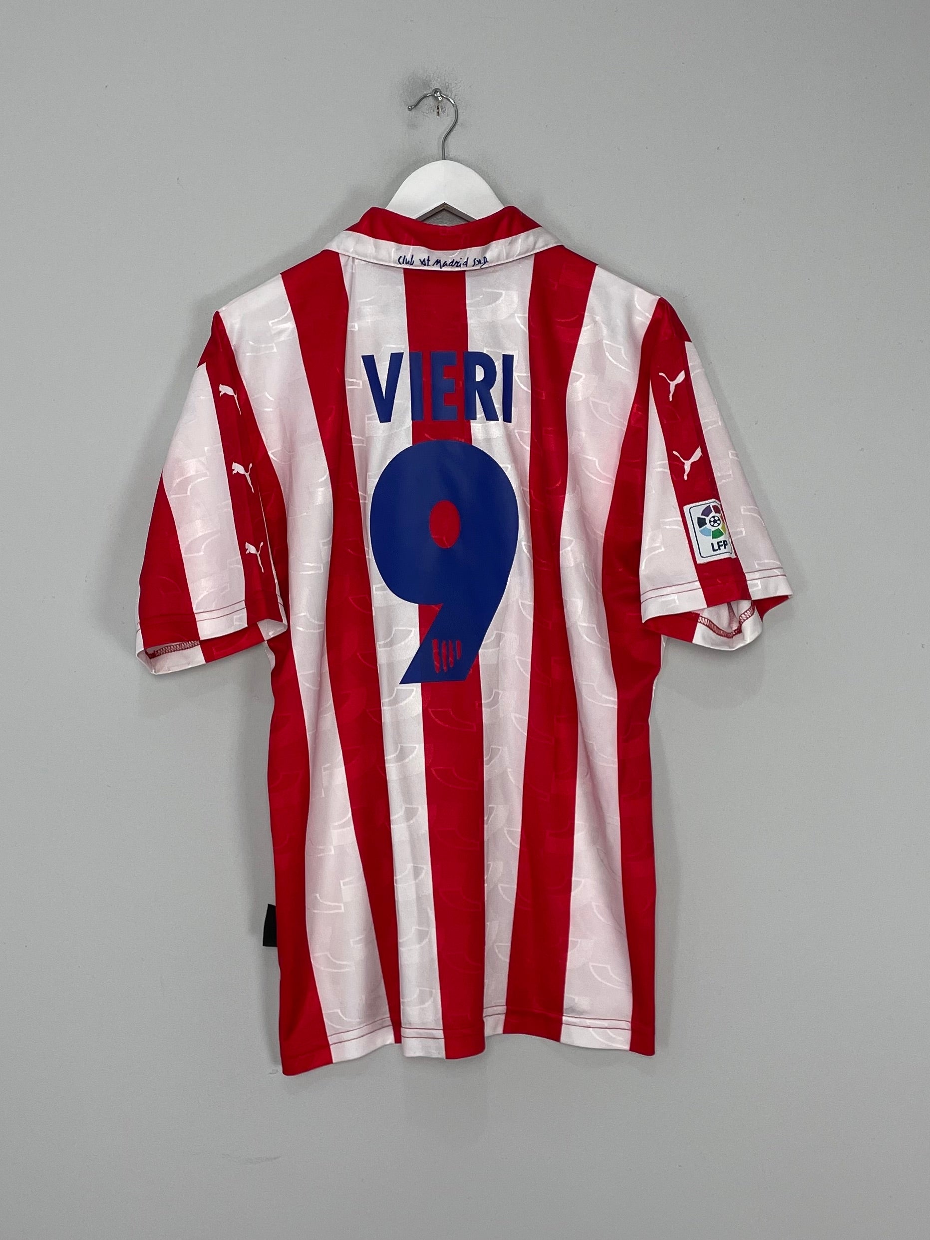 1997/98 ATLETICO MADRID VIERI #9 HOME SHIRT (L) PUMA