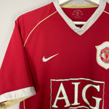 2006/07 MANCHESTER UNITED RONALDO #7 HOME SHIRT (L) NIKE