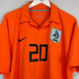 2006/08 NETHERLANDS SNEIJDER #20 HOME SHIRT (XL) NIKE