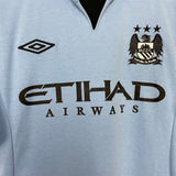 2012/13 MANCHESTER CITY BALOTELLI #45 HOME SHIRT (M) UMBRO