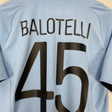 2012/13 MANCHESTER CITY BALOTELLI #45 HOME SHIRT (M) UMBRO