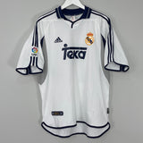 2000/01 REAL MADRID FIGO #10 HOME SHIRT (L) ADIDAS