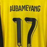 2015/16 DORTMUND AUBAMEYANG #17 L/S HOME SHIRT (XL) PUMA