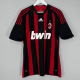 2008/09 AC MILAN MALDINI #3 HOME SHIRT (L) ADIDAS